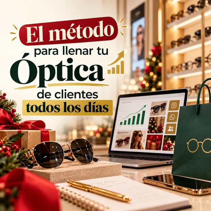 Portada del bono: El método para llenar tu Óptica de clientes todos los días